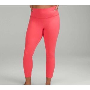 Lululemon Align High-Rise Pant 25" Size 20 Pale Raspberry Stretch